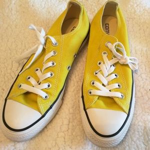 Yellow Converse All Star sneakers
